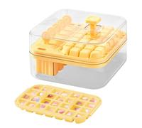 Press Type Ice Mold - 2 In 1 Maker | Household With Lid | Easy Release Storage Box For Children Treats Whiskey Cocktails