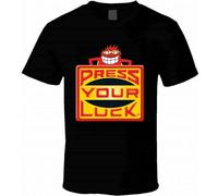 Press Your Luck Game Show No Whammies Unisex 100% Cotton Short-Sleeve T-Shirts Black XL
