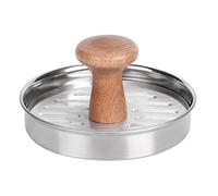 Pressa per hamburger in acciaio inox 304, stampo antiaderente per carne per hamburger perfetti, utensile da con impugnatura ergonomica e 2 stampi pressori, ideale per uso