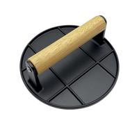 Pressa Per Hamburger In Lega Di Alluminio 6.3 Pollici - Manico Resistente Al Calore | Strumento Durevole E Facile Da Pulire Per Barbecue, Cucina Casalingá E Piano Cottura