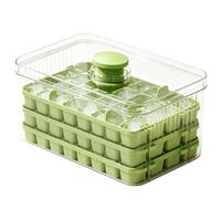 PressActivated TripleLayer NinetySixSlot IceBlockBandeja - Colección con tapaBin Cuisine FreezingSystem Modular SpaceSaving Sanitary BPAFree Polymer RapidEject DrinkChilling StorageBox HomeUse MealPre
