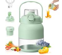 Presse-agrumes électrique sans BPA, con capacidad de carga, presse-agrumes portátil 27 oz, pressage rapide recargable, mélangeurs sans fil pour smoothies, shakes, extérieur, maison, voyage