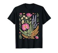 Pressed Wildflower Meadow Florist Botanical Art Camiseta