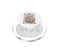Pressed Wildflower Meadow Florist Botanical Art PopSockets PopGrip para MagSafe