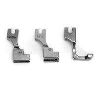 Presser Foot Lockstitch Sewing Machine Set Steel High Strength Suitable for Different Materials 3Pcs