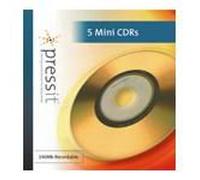 PressIT 5 Mini Cdrs 190 MB Recordable