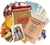 Pressman Unsolved Case Files: Avery and Zoe Gardner - Cold Case Murder Mystery Game Can You Solve The Crime - Inglés