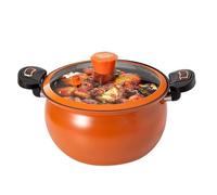 Pressure Cooker - Rice Maker | Pressure Canner, Cookers, Fast Cooking Cookware | Fast Heating Cooker With See-Through Lid For Home Kitchen Boil Stew Soup Food Preparation