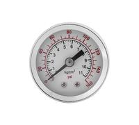Pressure Gauge, Water Oil Pressure Gauge, 0-160PSI 1/8" NPT Pressure Gauge for Water Liquid Fuel Oil Air, High Accuracy Pressure Gauge