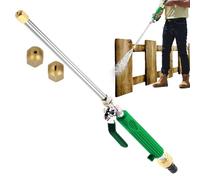 Pressure Nozzle, 46.5x5cm Sprayer Head Car Washing Garden Hose Nozzle | Convenient To Use Fast Watering Sprayer Cleaning Tool, Strong Portable Washer Wand For Decks, Patios, Fence