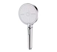 Pressure Shower - Cabeza de ducha de 5,12 Zoll | ABS Handheld Showerhead with Strong Pressure | Showers Head with 5 Spray Modes, Rain Function, Easy Installation