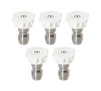 Pressure Washer Nozzle - 5X Turbo Power Washer Spray Tips, Easy Install Wear-Resistant High Pressure Nozzle Kit for Garden, Yard, Driveways, Patios, Car Cleaning and Outdoor Surfaces