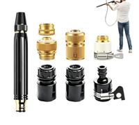 Pressure Washer Nozzle - High Power Water Sprayer Head, Long Range High Pressure Water Hose Sprayer for Car Wash, Garden, Lawn, Patio, Driveway & Outdoor Cleaning, Multi Functional Booster SprayGun