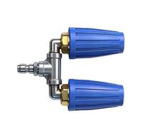 Pressure Washer Nozzles - Triple 360 Degree Rotating Accessories, Turbo Power Spray Tips with 1/4 Quick Connector, High Pressure Multi Directional Scrubber, Ideal for Car Auto Indoor Outdoor