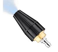 Pressure Washer, Rotating Washer, Gentle Bristles Ergonomic Shape Compact Size Rotating Spray Durable Construction Rust Resistant Quick Attachment, Nozzle for Cleaning Brick Concrete