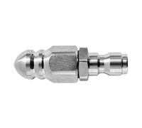 Pressure Washer Sewer Nozzle - 1/4 Inch Sewer Cleaning Tool Pressure Washer Nozzle | 5.6x1.18cm Stainless Steel Cleaner Tool Attachment For Pipe Sewage Plumbing Kitchen Garage Yard Restaurant Bathroom