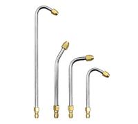 Pressure Washer Wand, Leakproof Curved Nozzle Extension Set For Home, Ideal for Garden Patio Car Washing with Copper Rod Material, Featuring Four Angled Attachments, For Versatile Cleaning Tasks