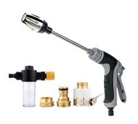 Pressure Washer Wand - Rotatable Sprayer Nozzle with 3 Modes, Electric Pressure Washer Wand with 360° Rotation, Stainless Steel Nozzle, Foam Tank Included | for Garden Lawn Outdoor Backyard Patio Deck