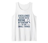 Presta atención a los Detalles | Celebración del Día Mundial de la Calidad Camiseta sin Mangas