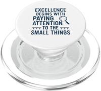 Presta atención a los Detalles | Celebración del Día Mundial de la Calidad PopSockets PopGrip para MagSafe