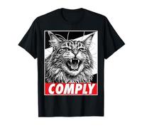 Presta atención al Maine Coon, obedece a Coonie Camiseta