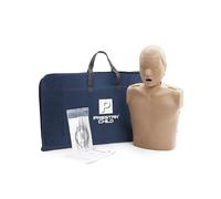 PRESTAN maniquí profesional de entrenamiento RCP infantil con monitor de ritmo de RCP | Tono de piel medio | Rasgos infantiles | Incluye 10 bolsas pulmonares con protector facial y bolsa de transport