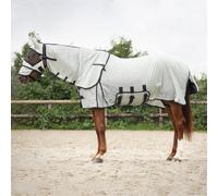 PresTeq Manta Antimoscas con Cuello y Capucha, Gris - 155 cm PresTeq