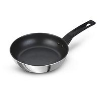 PRESTIGE - 9 veces más resistente - Sartén - Acero inoxidable ultra duradero - Antiadherente - Apto para inducción - Apto para lavavajillas y horno - 21 cm