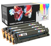 Prestige Cartridge 201X CF400X Compatible Cartucho de Tóner para HP LaserJet Pro M252dw M252n MFP M274n MFP M277dw MFP M277n - Negro Cian Magenta Amarillo