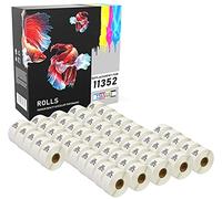 Prestige Cartridge 50x 11352 25mm x 54mm Etiquetas de dirección (500 Etiquetas/Rollo) para Dymo LabelWriter 4XL, 310, 320, 330, 400, 450 Turbo/Twin Turbo/Duo & Seiko Smart