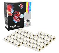 Prestige Cartridge 99012 - Cinta para impresoras de etiquetas Dymo, 36x89 mm, 50 rollos, 260 etiquetas por rollo