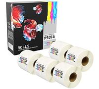 Prestige Cartridge 99014 - Cinta para impresoras de etiquetas Dymo (54 mm x 101 mm, 5 rollos, 220 etiquetas por rollo)