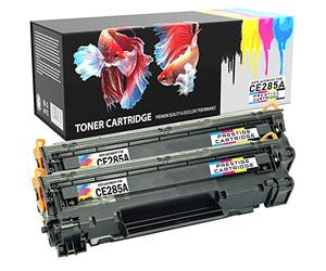 Prestige Cartridge CE285A Pack de 2 Cartuchos de tóner láser compatibles para HP Laserjet Pro P1102 P1102W M1210 M1210MFP M1212NF M1213NF M1217NFW M1130 M1132 M1132MFP M1134 M1134MFP M1136 M1136MFP