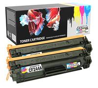 Prestige Cartridge CF244A 44A Cartuchos de Tóner Compatible con HP Laserjet Pro M15a M15w M16a M16w MFP M28a M28w M29a M29w | Pack de 2