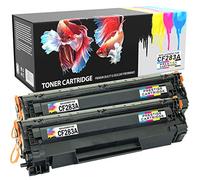Prestige Cartridge CF283A 83A Cartuchos de Tóner Compatible con HP Laserjet Pro M201dw M201n MFP M125nw M125a M127fn M127fw M225dn M225dw | Pack de 2