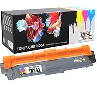 Prestige Cartridge TN-241 TN-241BK Negro Cartucho de Tóner Compatible con Brother DCP-9015CDW DCP-9020CDW MFC-9140CDN MFC-9330CDW MFC-9340CDW HL-3140CW HL-3142CW HL-3150CDW HL-3170CDW