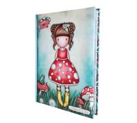 PRESTIGE & DELUXE Agenda compatible con diario escolar Santoro London - In The Forest Champighi 2025-2026 fechado F.to Standard 20 x 15 cm + lápiz perfumado, llavero lentejuelas y bolígrafo multicolor