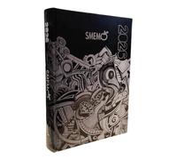 PRESTIGE & DELUXE Agenda compatible con diario Smemoranda Street Art Plata Edición Especial 16 meses 2025-2026 F.to Standard 13 x 17 cm + llavero silbato y bolígrafo multicolor