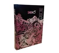 PRESTIGE & DELUXE Agenda compatible con diario Smemoranda Street Art rojo Edición especial 16 meses 2025-2026 F.to Standard 13 x 17 cm + llavero silbato y bolígrafo multicolor