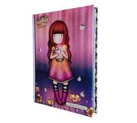 PRESTIGE & DELUXE Agenda escolar compatible con Santoro London - In The Forest luciérnagas 2025-2026 con fecha F.to Standard 20 x 15 cm + lápiz perfumado, llavero lentejuelas y bolígrafo multicolor