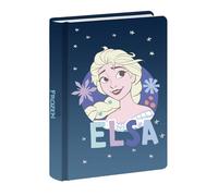 PRESTIGE & DELUXE Agenda escolar Frozen Reina de los Hielos Elsa 2025-2026 F.to Standard 18 x 14 cm para niñas primaria + llavero