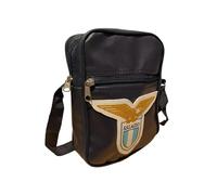PRESTIGE & DELUXE Bandolera Lazio con compartimento y bolsillo exterior con cremallera portaobjetos de suave ecopiel + llavero fútbol