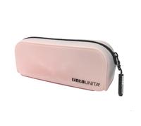 PRESTIGE & DELUXE Bolso de silicona de color rosa liso para la escuela y la oficina con 2 bolígrafos Stabilo + llavero de lentejuelas de regalo, multicolor, piccolo, Clásico