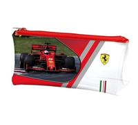 PRESTIGE & DELUXE Estuche Scuderia Italia Rossa transparente para la escuela con set escritura incluido + llavero Mario o Luigi, multicolor, Clásico