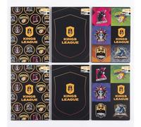 PRESTIGE & DELUXE Kings League - Lote de 6 cuadernos de rayas A | 24 hojas de papel de 100 g + llavero silbato