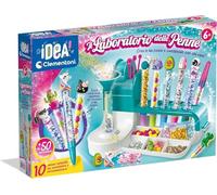 PRESTIGE & DELUXE Laboratorio de bolígrafos personalizados - Kit creativo para niños a partir de 6 años - con 50+ accesorios y 10 bolígrafos personalizables + llavero de regalo y bolígrafo 6 en 1