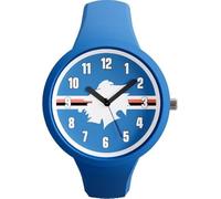 PRESTIGE & DELUXE Lowell One Kid Sampdoria - Reloj de pulsera unisex, correa azul, esfera de 34 mm + llavero de fútbol