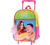 PRESTIGE & DELUXE Mini Trolley Mochila Nana y Matti para Niño + Llavero Llavero Lentejuelas y Bolígrafo Multicolor