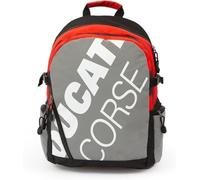PRESTIGE & DELUXE Mochila escolar redonda Nitro Ducati Corse redonda con 3 compartimentos con cremallera para niños primaria media