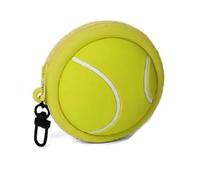 PRESTIGE & DELUXE Pigna - Pounch Mini estuche con forma de pelota de tenis Jannick Sinner - Dim. 9 cm + llavero silbato y bolígrafo de color